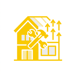 상업 시설 리모델링 아이콘